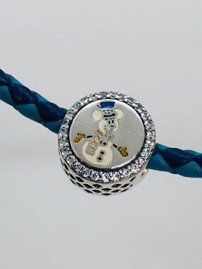 ✨✨Pandora Snowman Merry Christmas Charm
